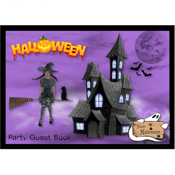 Halloween Party Guest Book