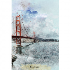 Notebook San Francisco Bridge Around The World Cover