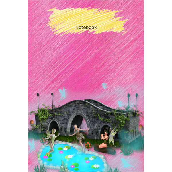 Notebook Fairy Bridge Pink Cover
