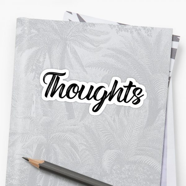 Thoughts Sticker (2)