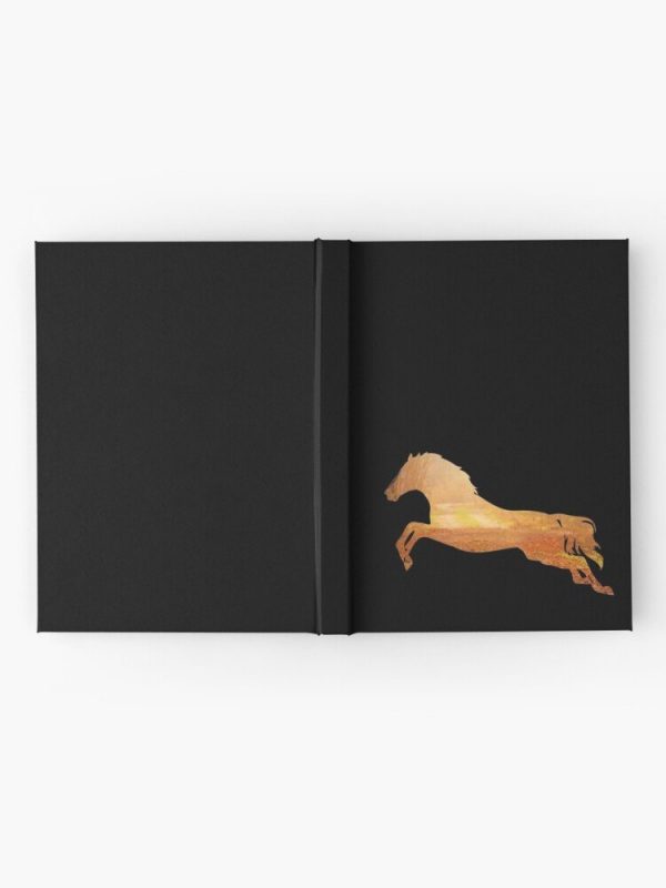 Wild Horse Forest Path Hardcover Journal