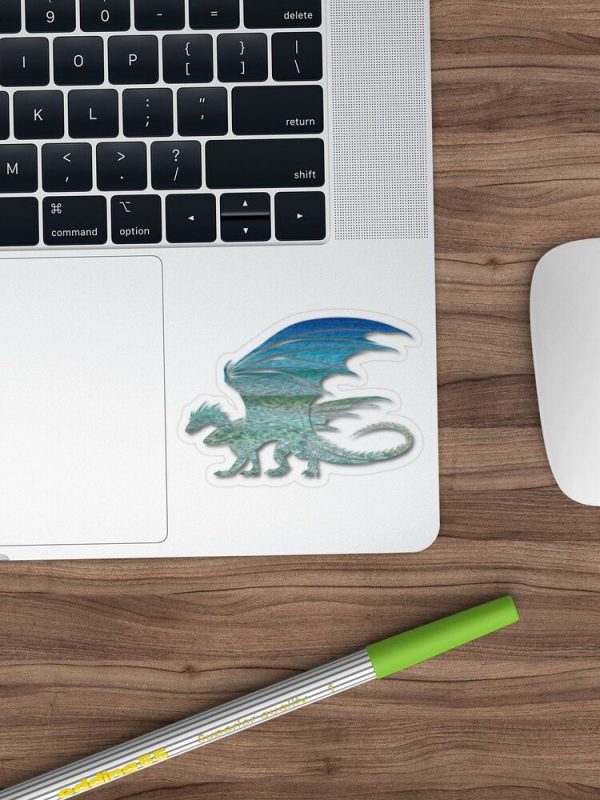 Blue Sea Dragon Sticker