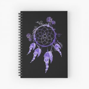 Purple Dreamcatcher Spiral Notebook
