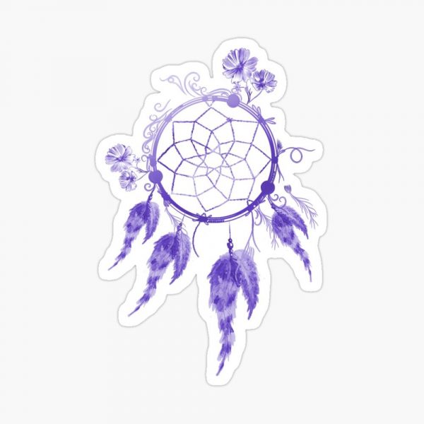 Purple Dreamcatcher Sticker