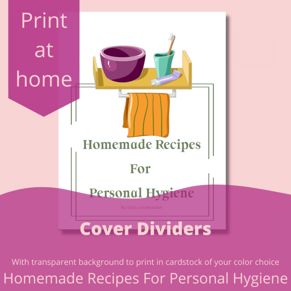 Homemade Recipes For Personal Hygiene Dividers S1 [PCD]